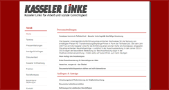 Desktop Screenshot of kasseler-linke.de